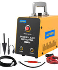 Pro Grade EVAP Smoke Tester For Cars With Built In Air Pump 12V Vacuum Diagnostic Tool for leak detection shown with accessories