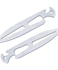 Two stainless steel On Deck Marine Multitool Bottle Opener and Screwdriver shown on a white background