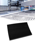 Foldable Accordion Bellows Cover for Milling Machines, Rubber Protective Guard Shield, CNC Way Shield 1.5m x 0.3m, black folded view