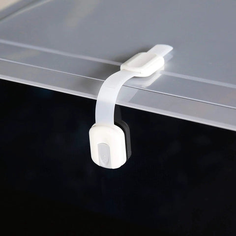 Multi Use Adhesive Strap Locks For Baby Proofing Cabinets And Drawers No Drill Easy Install Child Safety Latches