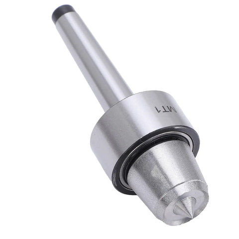 Pro Grade MT1 Wood Lathe Live Center Stainless Steel Long Spindle for CNC Turning Heavy Duty Tailstock Tool With Quiet Bearings Stable Performance for Pros and Hobby Woodworkers