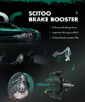 Heavy Duty Power Brake Booster Assembly For Toyota Camry Avalon Solara Lexus ES300, highlighting components and installation in vehicle.