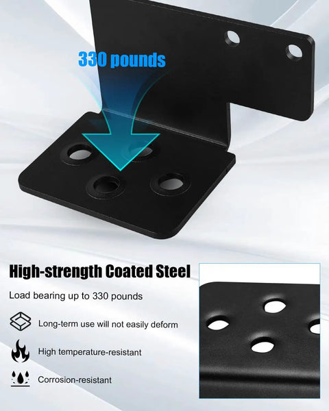 Left Side Driver Tractor Step For GC1700 Series Sub-Compact Tractors With Front Loader Bolt-On Coated Steel Step showing 330 lb capacity