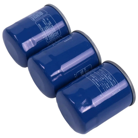 Three Pack Oil Filter Kit 2630035503 For Hyundai And Kia Engines 1.4L Through 3.5L 1997 To 2024 Easy Install Filters