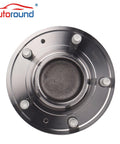 Top view of Rear Wheel Bearing Hub Assembly Fits Chevy Equinox And GMC Terrain 2018 Through 2021 Rear FWD 5 Lug With ABS 513441