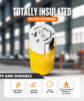 Top Shelf Heavy Duty 50 Amp Generator Cord With Twist Lock Female Plug 125 To 250 Volt Industrial Grade grounded nylon housing plug.