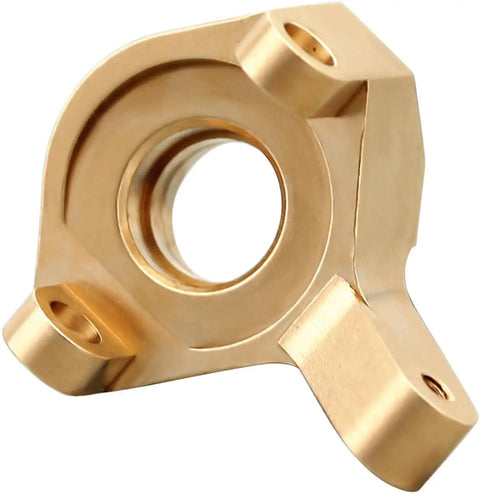 Beefed Up Brass Steering Knuckles RC Counterweight Set For 1/24 Crawler Cars 8g Each Improves Tire Grip And Stability