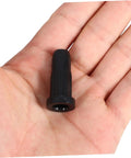 Black nylon rubber sleeve for 40 Pcs Executive Chair Caster Wheel Sleeves for Noise Reduction and Vibration Control.