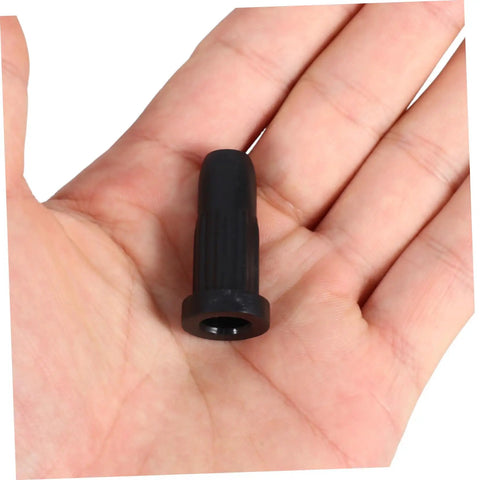 Black nylon rubber sleeve for 40 Pcs Executive Chair Caster Wheel Sleeves for Noise Reduction and Vibration Control.