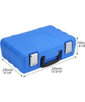 Blue storage case for 12 Piece Versatile Snap Ring Pliers Set for Internal and External Rings Heavy Duty Chrome Moly Steel Quick Adjustment