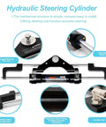 Beefed Up 300 HP Front Mounted Steering Cylinder For Outboard Boat Steering System with marine-grade stainless steel