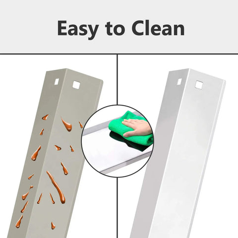 Heat Plates Replacement Kit For Char Griller 5050 5650 3001 E3001 3072 5072 3070 Grills Three Pack Stainless Flame Shields cleaning demonstration