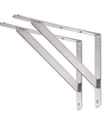 Heavy Duty Beefy Stainless Steel Shelf Brackets 16 By 12 Inches Max Load 550 Lb Built To Last Solid Corner Brace Right Angle