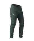 Baggy Quick Dry Mountain Bike Pants For Men With Stretch Nylon Spandex, Lightweight, Army Green Size 34, front view