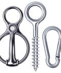 Blocker Tie Ring For Horses Sturdy Stainless Steel Horse Tie Ring To Prevent Pulling Back Ideal For Single Ties and Cross Ties