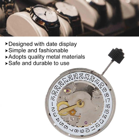 Automatic Mechanical Watch Movement 2824 With Date Display Replacement Movement For Wristwatch Repair Metal Movement Kit