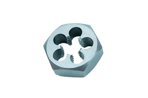 5/8-11 NC Hex Die For Precise Threading, Heavy-Duty High Carbon Alloy Steel, Heat-Treated And Tempered, Precision Cut External Threads, Built Tough For Metalworking Projects