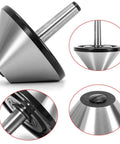 Bull Nose Live Center MT3 Morse Taper, 75° triple-bearing lathe center, alloy steel tailstock center