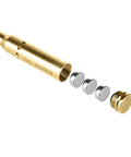 Laser Bore Sight For 223 5.56mm Red Dot, disassembled brass casing with batteries, fast, accurate zeroing tool for AR optics