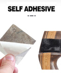 Beaver Hair Arrow Rest Kit For Traditional Bows Four Pack Self Adhesive Stick On Pads for Longbow and Recurve Bow installation detail
