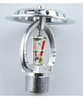 Tough As Nails Copper ESFR Fast Response Fire Sprinkler Head Upright Mount with square shape and red glass bulb.