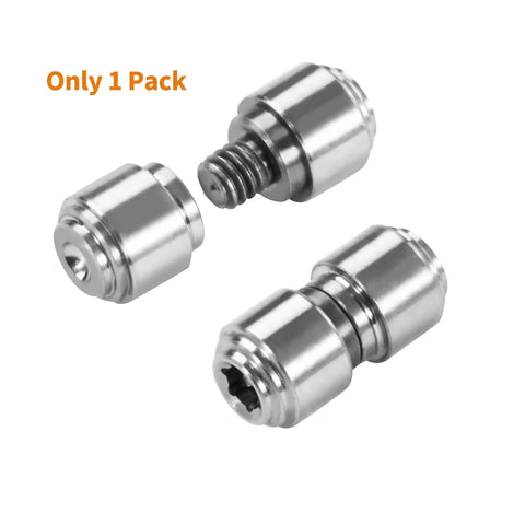 Top Shelf 13 Piece Titanium Screw Kit For Benchmade Bugout 535 Repair includes T10 Torx pivot bolts and T6 fasteners.