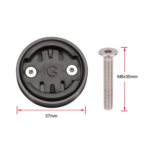 Rock Solid Bike Computer Mount For Garmin Edge Series 200 500 540 800 830 840 1000 1030 1040 Plus base and screw