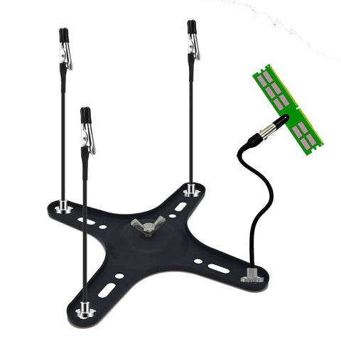 Helping hands soldering station