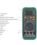 MS8268 Series Digital Multimeter Auto Manual Range for AC DC Voltage, Current and Resistance With Audible Alarm and Bright Light Alerts
