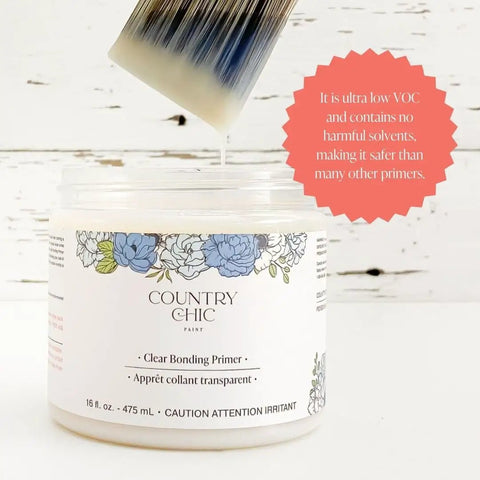 Clear Bonding Primer For Chalk Style Furniture Prep Base Coat On Laminate Glass Metal Or Oil Based Paint Or Stain Easy Brush
