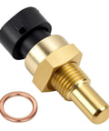 Engine Coolant Temperature Sensor Replacement For 1997-2015 Chevy Silverado GMC Sierra Engines, Premium Quality, 100% Tested, Easy Install, Compatible With 2134514 And 19236568, brass sensor with copper washer