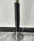 Heavy Duty Flexible Delineator Post For Concrete Mounting Impact Resistant Traffic Bollard built with flexible black steel.