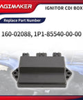 Front view of Ignition CDI Box Module For Yamaha Kodiak 400 YFM400FA 2005 2006 And Grizzly 400 YFM400FG 2007 2008 Replacement