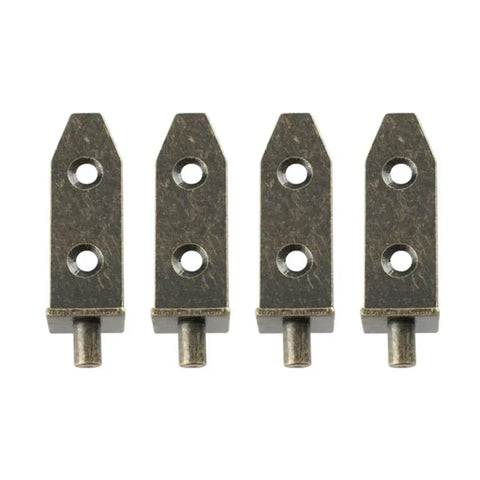 Heavy Duty Shelf Bracket Set 200Pcs Colored Zinc Cabinet Supports Studs and Pegs for Shelves and Cupboards 5mm or 6mm Fixed Plate Brackets