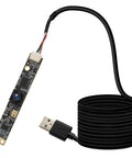 8MP Ultra HD USB Camera With Built In Microphone For 3D Printers, Crystal Clear 3264x2448 At 30fps, 105 Degree Wide Angle, Lightburn Compatible