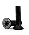 M4 0.7 X 10mm flat head hex socket cap screws, 10.9 grade alloy steel, black oxide finish, countersunk bolts, 2.5mm Allen drive, 100 pieces