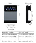 Diagram of Instant Hot Water Dispenser Wall Mounted For Home Or Office With dimensions and specifications.