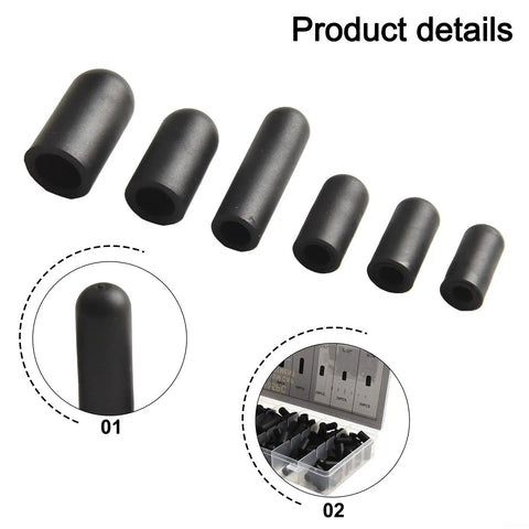 Grab This Sweet Deskbloom Automotive Rubber Vacuum Cap Kit With 105 Pieces In Nine Sizes For Carburetors And Manifolds Plus A Storage Case To Fix Leaks Now, black rubber caps and storage case