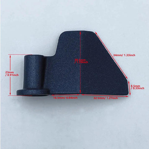2 Pack Stainless Steel D Port Bread Maker Paddle Nonstick Mixing Kneading Blade Replacement For Most Bread Machines Durable Easy To Clean Safe Food Grade Fits Most Models Portable And Practical Kitchen Accessory, black D-port paddle with 39.5mm height