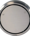 Rock Solid Bathtub Overflow Drain Cover With Deep Soak Round Profile Two Hole Universal Fit Satin Nickel No Sweat Swap Bathroom Glow Up Smooth Soak Routine Daily 50 Pack, 2.70 inch round satin nickel cover.