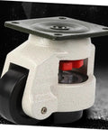Heavy Duty Adjustable Caster Wheels Four Pack swivel plate with anti slip design suitable for sturdy workbenches and furniture.