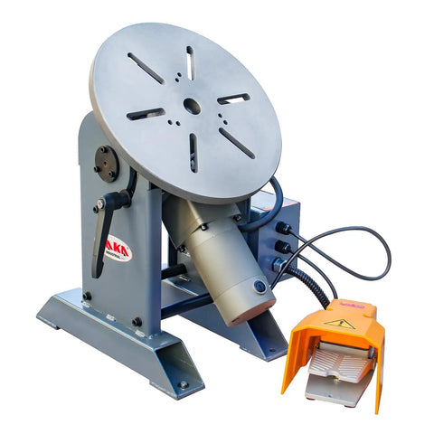 Built Like A Tank Welding Positioner Offering 771 Pound Horizontal Capacity And No Hassle 110V Single Phase Rotation for pipe and flange work.