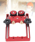 Badass One Way Bearing Stock Roller For Table Saw And Router Woodshop Kickback Blocker mounted with metal wheels for glide.