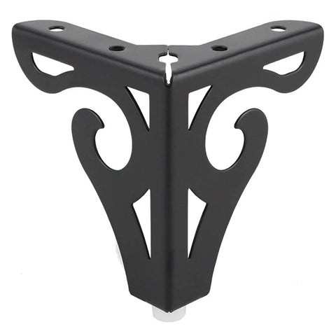 Iron Triangular Furniture Legs Replacement For Tables, Cabinets, Bookcases, Wardrobes, And Chairs, Dope Rustproof Metal Feet