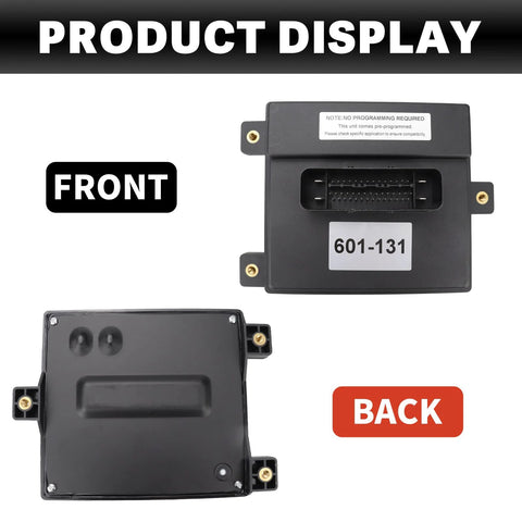Front and back view of Fuel Pump Driver Module 601-131 Replaces 20877116 For 2010-2012 GM Trucks And SUVs