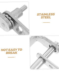 Close-up of Invisible Stainless Steel Hinges for Secret Doors and Hidden Entries, showcasing sleek pivot design and durable material.