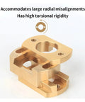 Cool Brass 18mm Oldham Coupling For Z Axis Upgrade On Ender 3 V2 And CR10 Pro T8 Screw Connectors Keep Your 3D Printer Moving Smooth Without Slack For Serious Makers, brass coupling