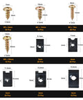 170 Piece Car U Clip And Screw Kit With 9 Sizes For Universal Auto Interior Dash Door Panel Replacement Parts U Nuts Fasteners And Clips displayed.