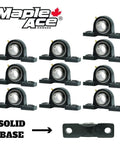 Heavy Duty Pillow Block Bearing With 1.25 Inch Bore, 2 Bolt Self Aligning Solid Base, UCP20720, Replacement And OEM Ready, displayed in pack of 10