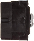 Side view of Extra Heavy Duty Key Lock Single Pole 20 Amp Switch For 120 277 Volt Use Tough Tamper Proof with chrome lock